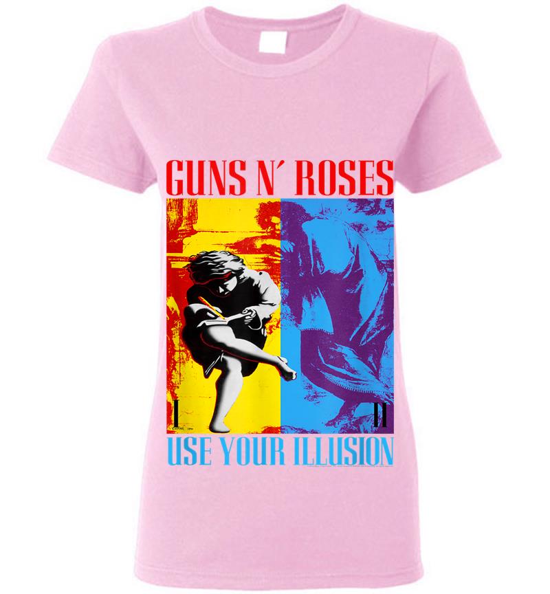 Inktee Store - Guns N Roses Illusions Tour Womens T-Shirt Image