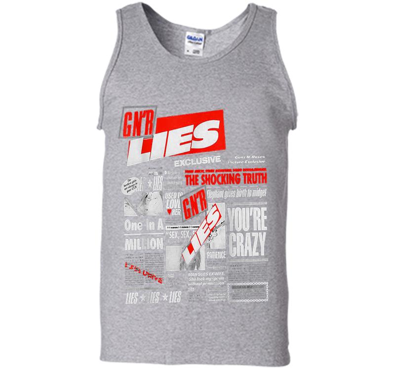 Inktee Store - Guns N' Roses Official Lies Mens Tank Top Image