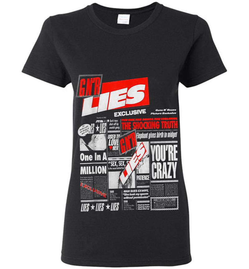 Guns N' Roses Official Lies Womens T-shirt