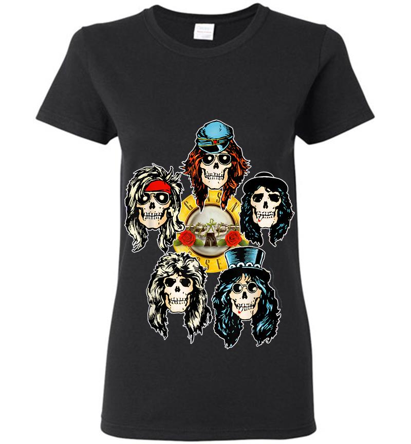 Guns N' Roses Official Skull Heads Womens T-shirt