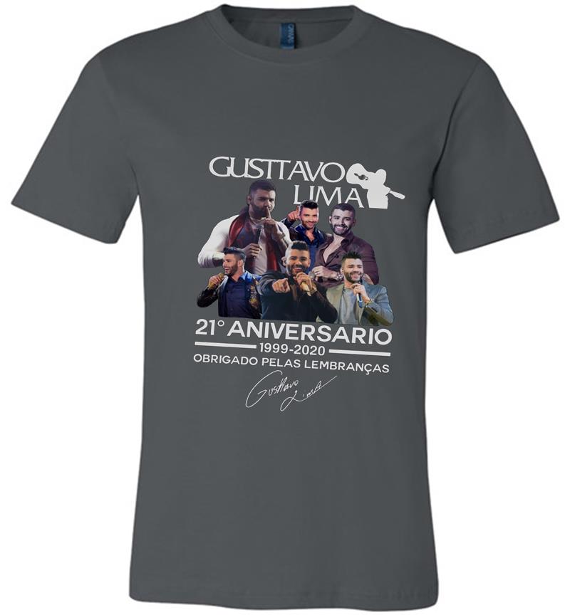 Gusttavo Lima 21st Aniversario 1999-2020 signature Premium T-shirt