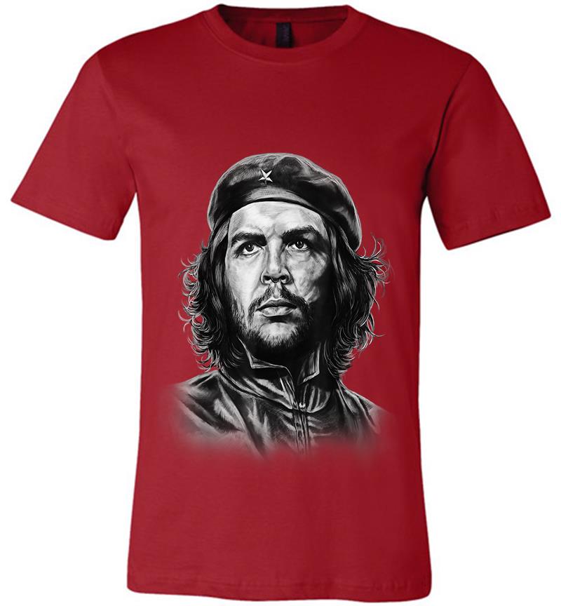 Inktee Store - Hand Drawn Che Guevara Premium T-Shirt Image