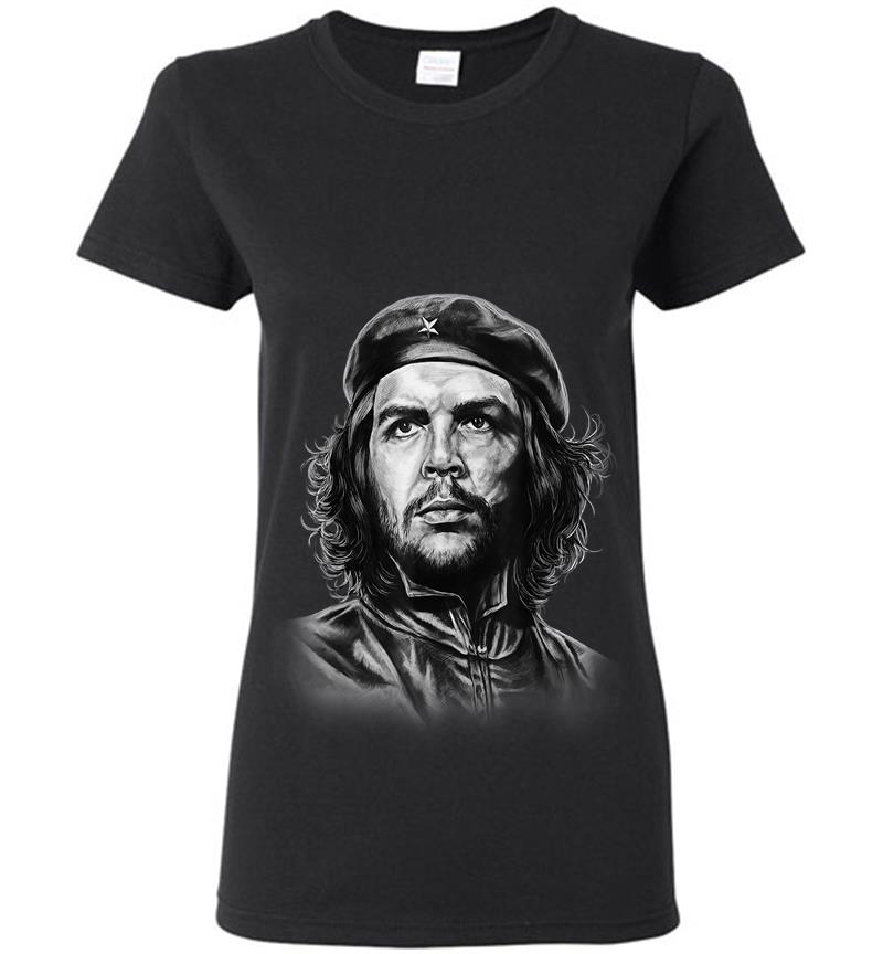 Hand Drawn Che Guevara Womens T-Shirt