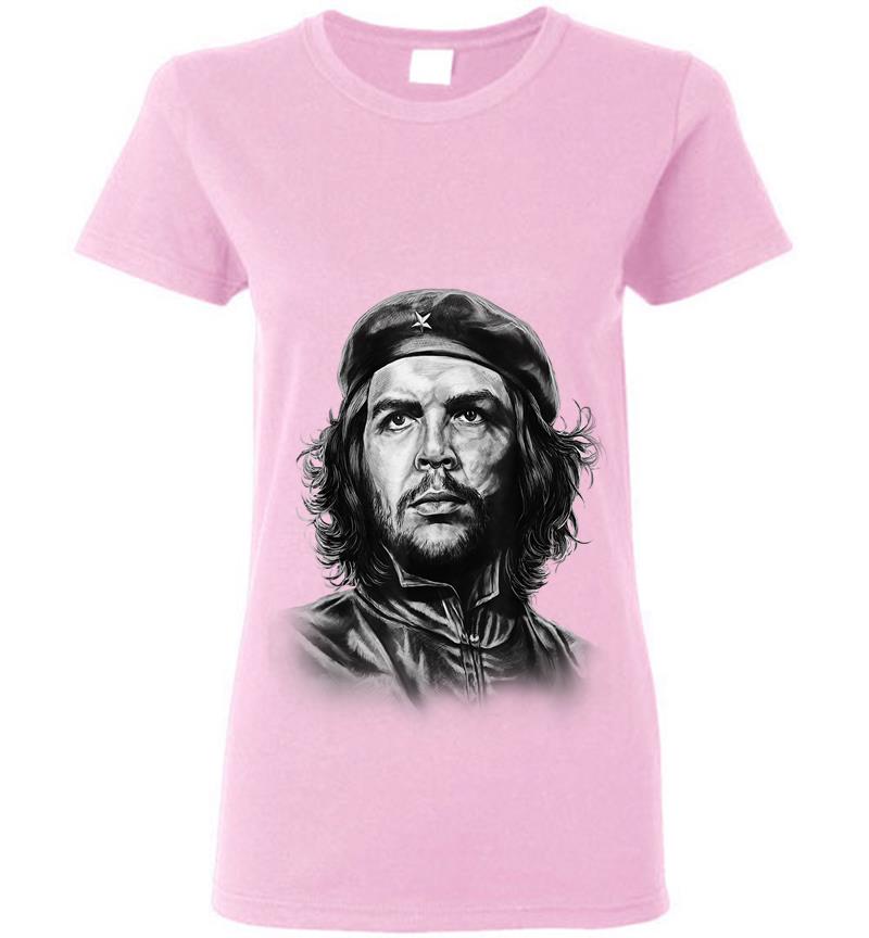 Inktee Store - Hand Drawn Che Guevara Womens T-Shirt Image