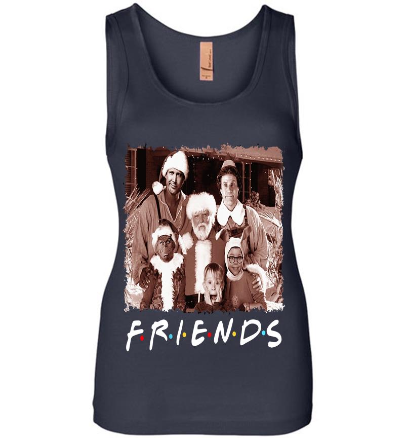 Inktee Store - Happy Holiday Friends Tv Show Womens Jersey Tank Top Image