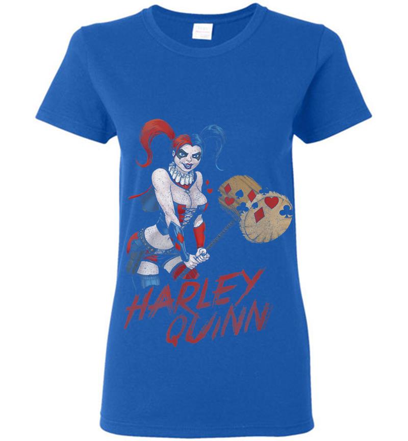 Inktee Store - Harley Quinn Big Hammer Womens T-Shirt Image