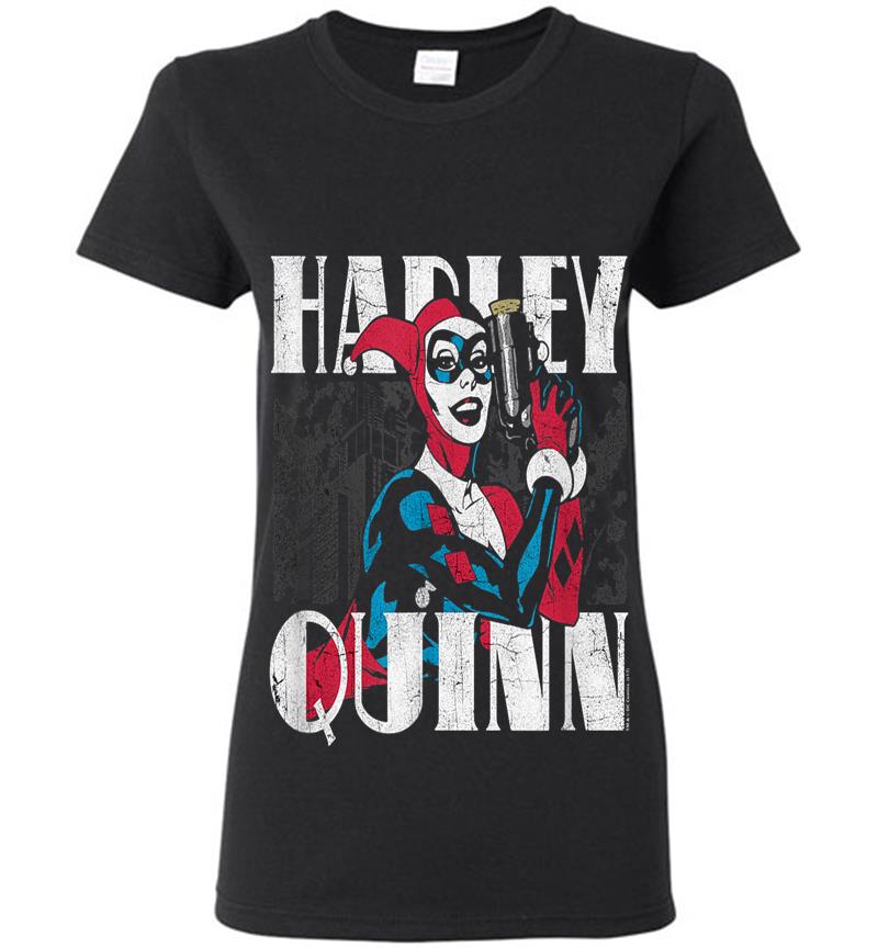 Harley Quinn Bold Womens T-Shirt