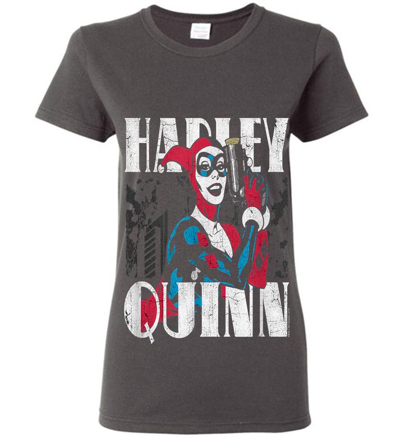 Inktee Store - Harley Quinn Bold Womens T-Shirt Image