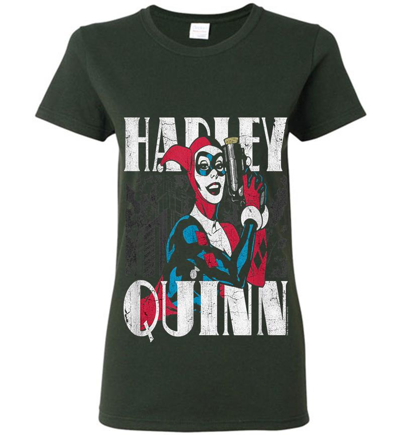 Inktee Store - Harley Quinn Bold Womens T-Shirt Image