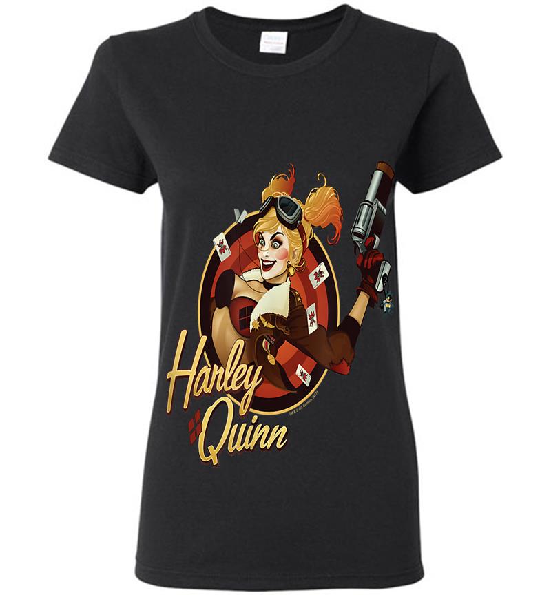 Harley Quinn Bomber Womens T-Shirt