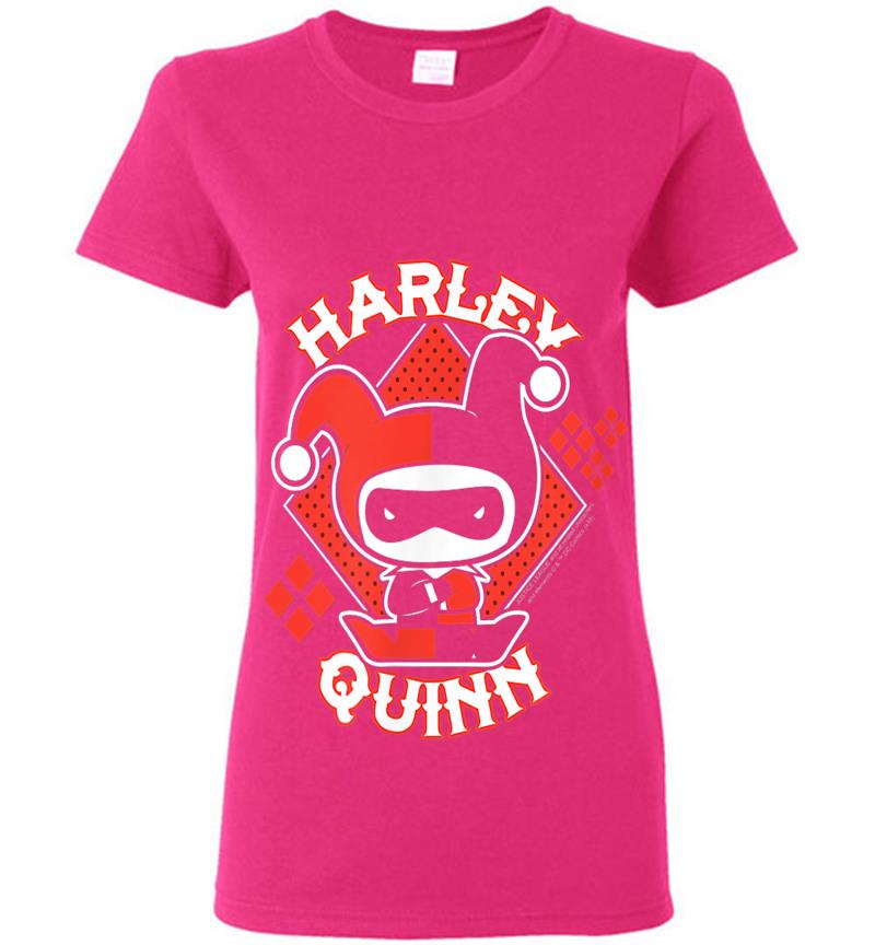 Inktee Store - Harley Quinn Chibi Womens T-Shirt Image