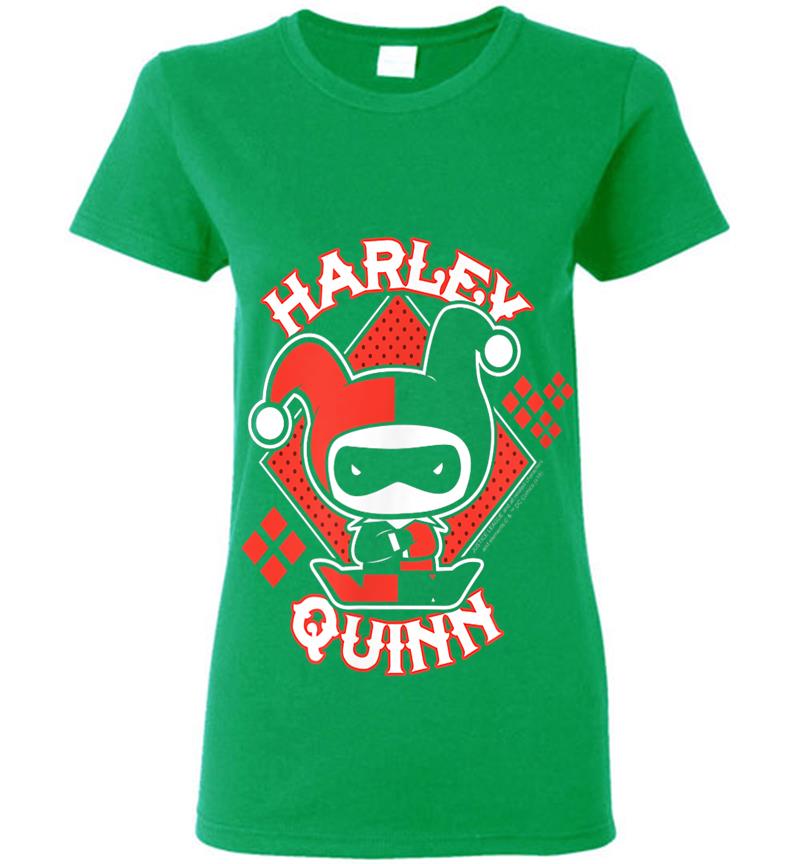 Inktee Store - Harley Quinn Chibi Womens T-Shirt Image