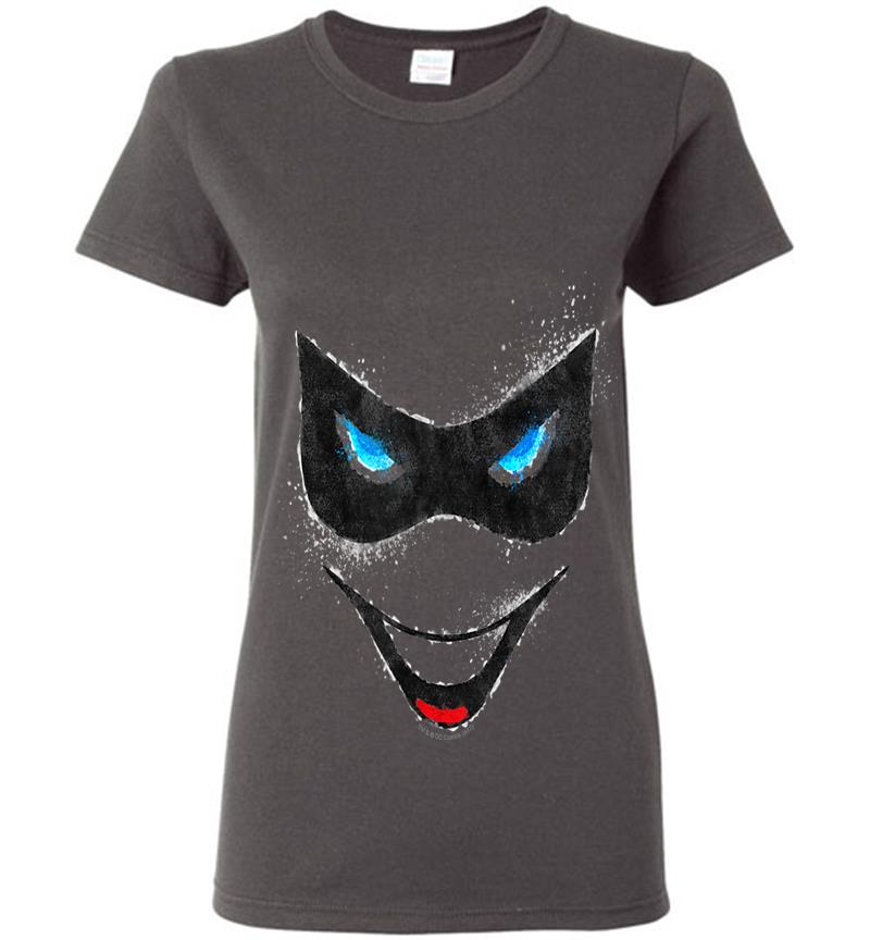 Inktee Store - Harley Quinn Face Womens T-Shirt Image