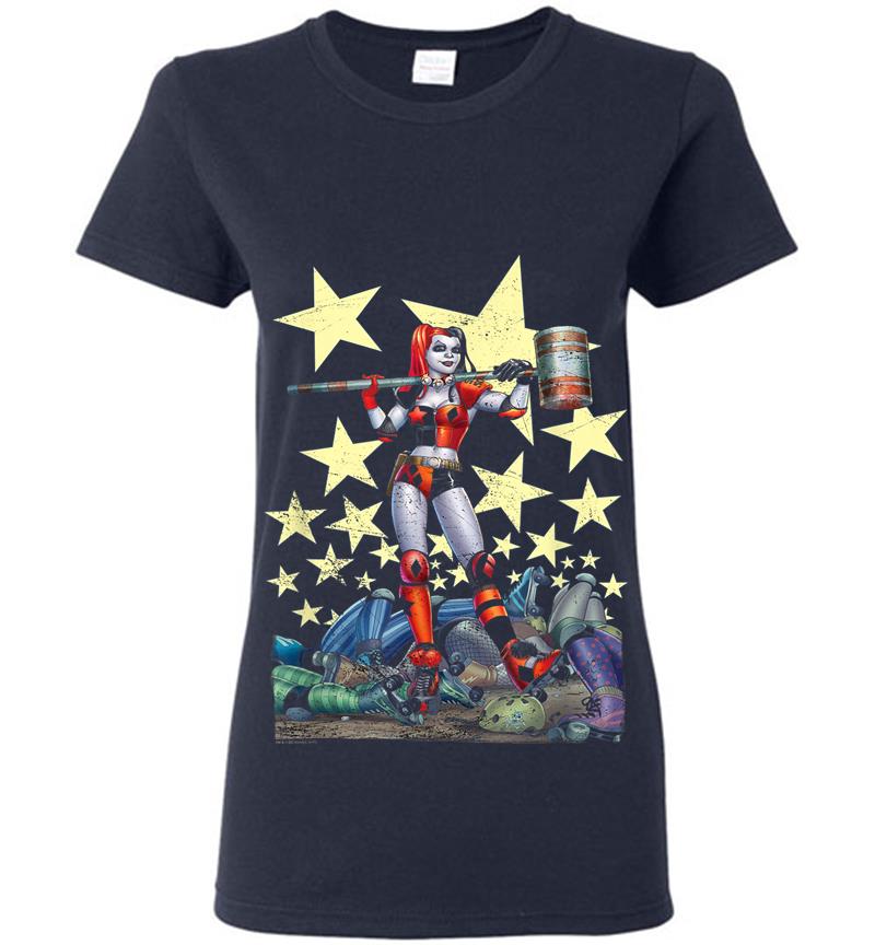 Inktee Store - Harley Quinn Hammer Time Womens T-Shirt Image