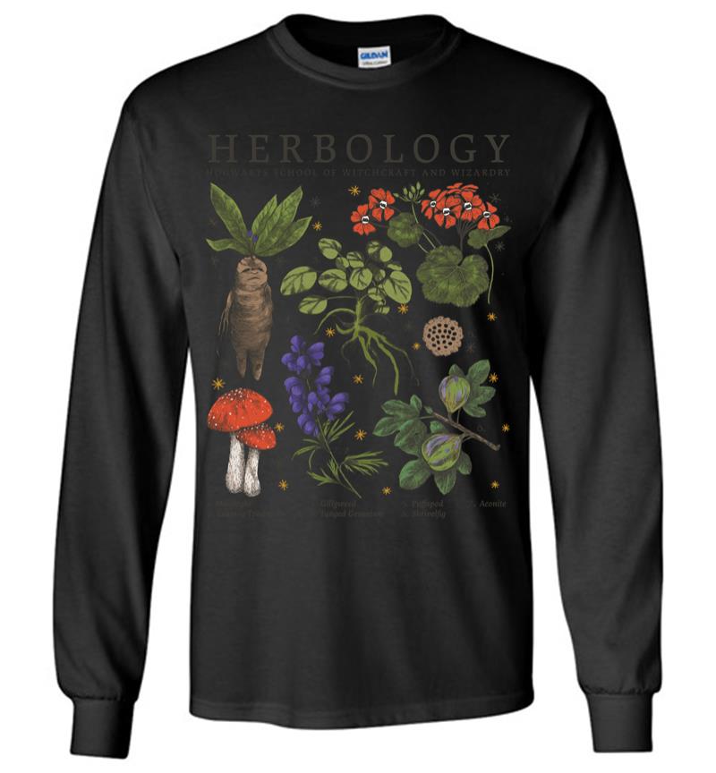 Harry Potter Herbology Plants Long Sleeve T-Shirt