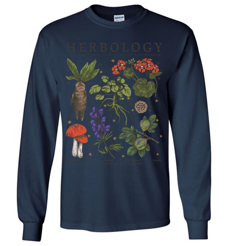 Inktee Store - Harry Potter Herbology Plants Long Sleeve T-Shirt Image