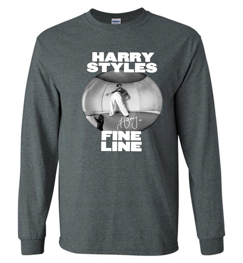 Inktee Store - Harry Styles Fine Line Album Signature Long Sleeve T-Shirt Image