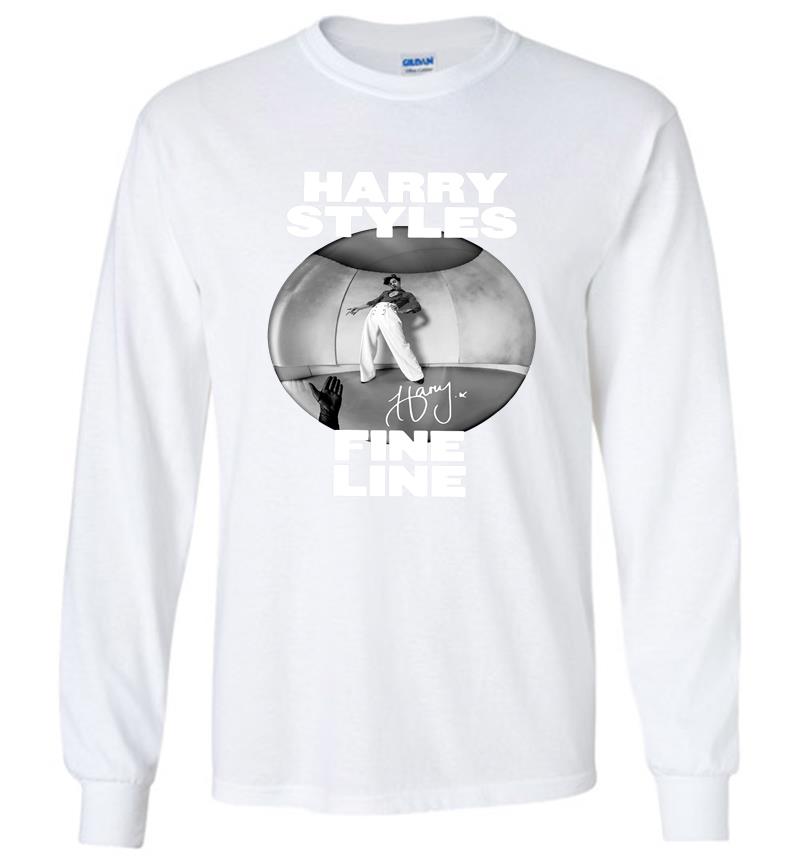 Inktee Store - Harry Styles Fine Line Album Signature Long Sleeve T-Shirt Image
