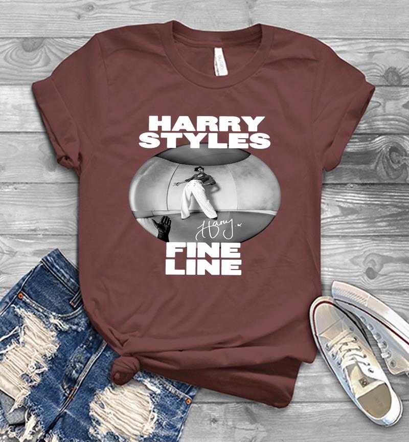 Inktee Store - Harry Styles Fine Line Album Signature Mens T-Shirt Image