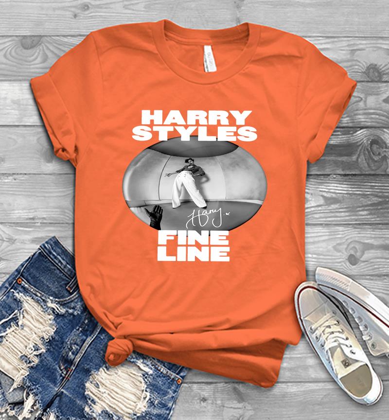 Inktee Store - Harry Styles Fine Line Album Signature Mens T-Shirt Image
