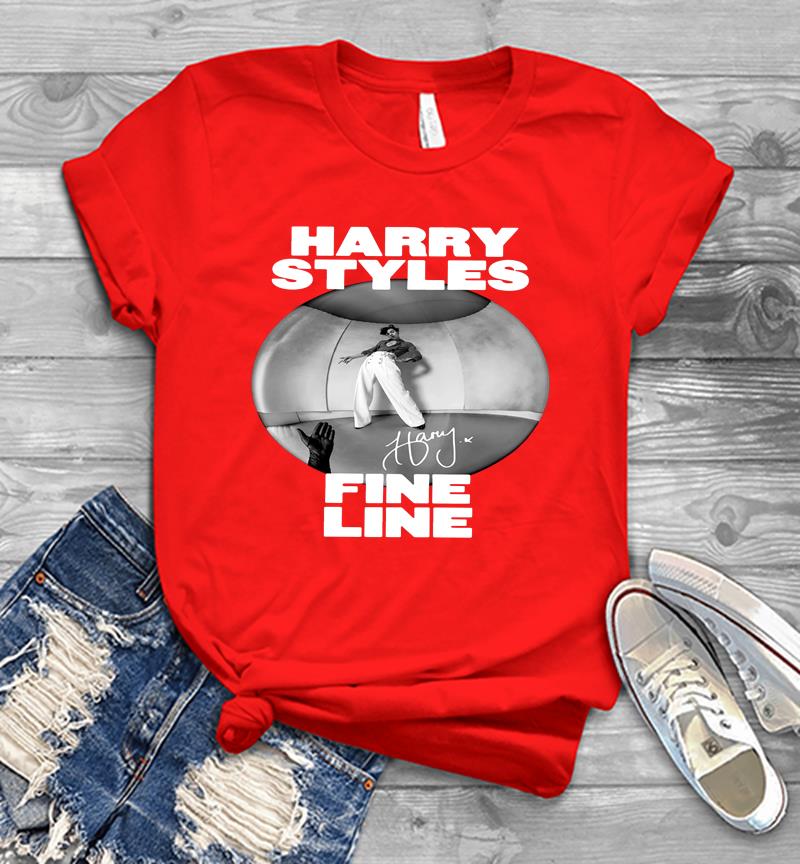 Inktee Store - Harry Styles Fine Line Album Signature Mens T-Shirt Image