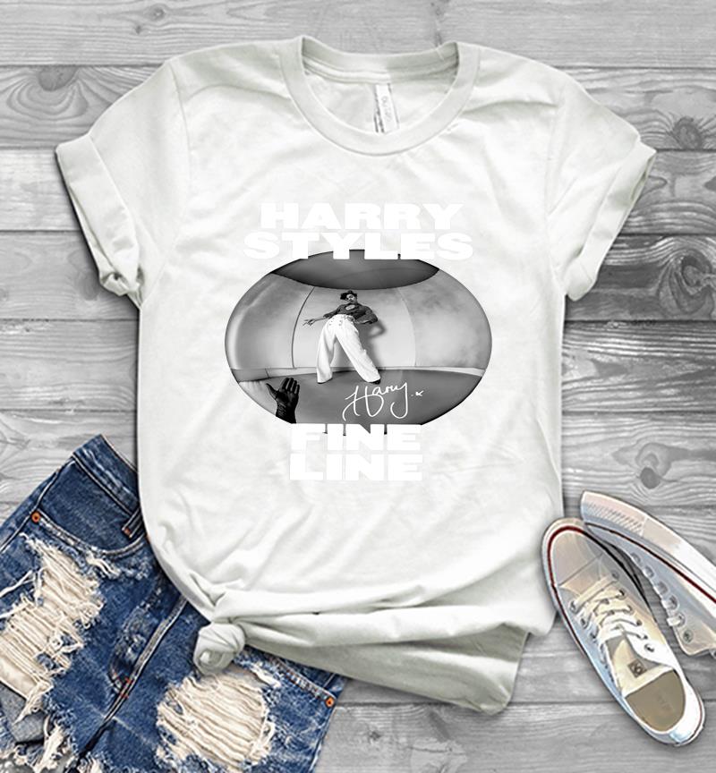 Inktee Store - Harry Styles Fine Line Album Signature Mens T-Shirt Image