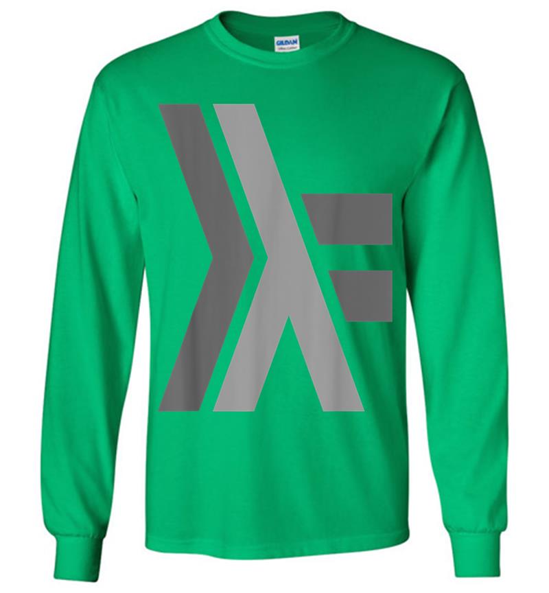 Inktee Store - Haskell Programming Language Official Logo Long Sleeve T-Shirt Image