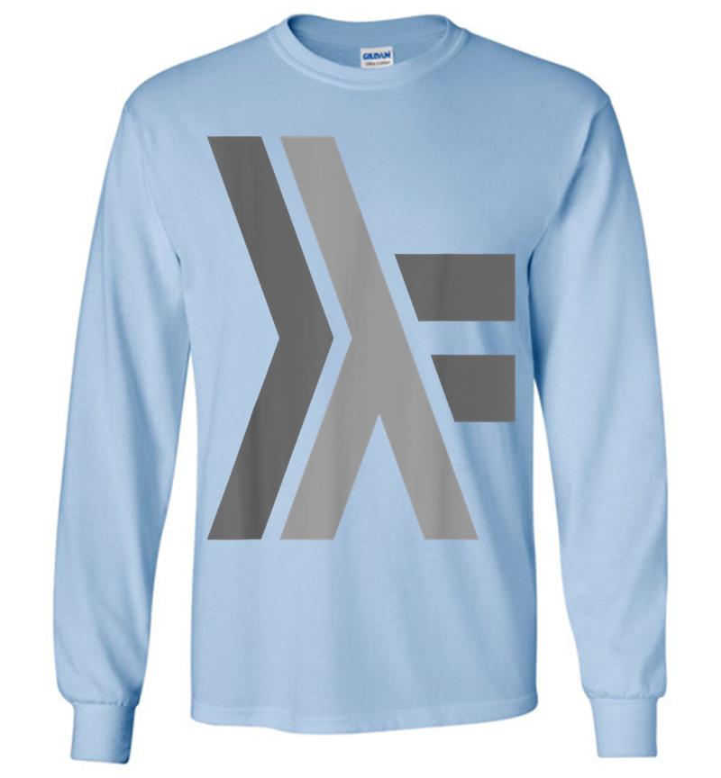 Inktee Store - Haskell Programming Language Official Logo Long Sleeve T-Shirt Image