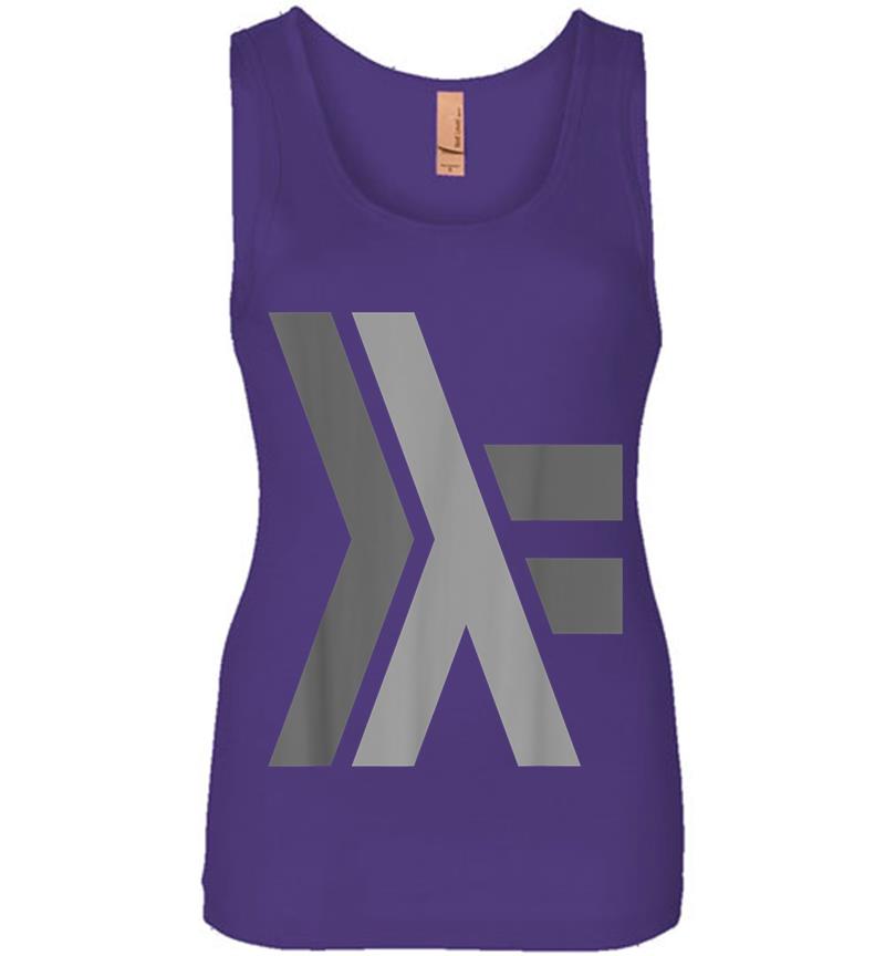 Inktee Store - Haskell Programming Language Official Logo Womens Jersey Tank Top Image