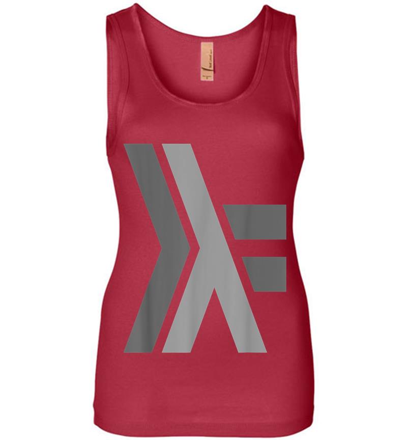 Inktee Store - Haskell Programming Language Official Logo Womens Jersey Tank Top Image