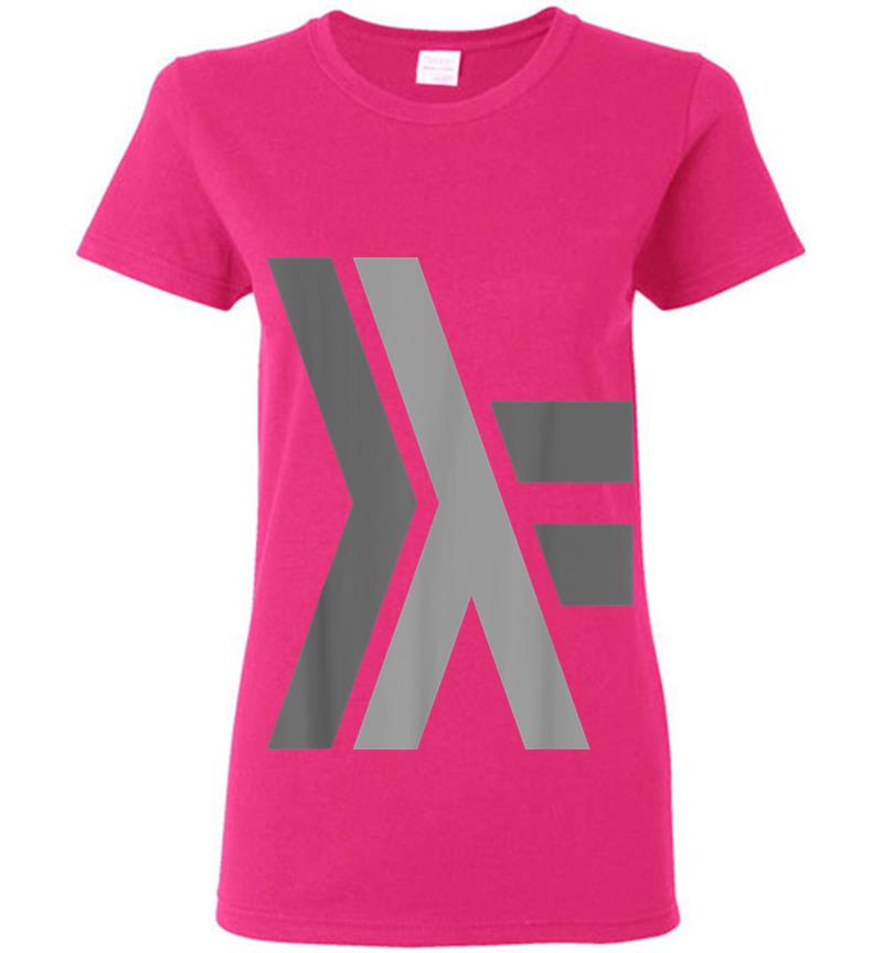 Inktee Store - Haskell Programming Language Official Logo Womens T-Shirt Image