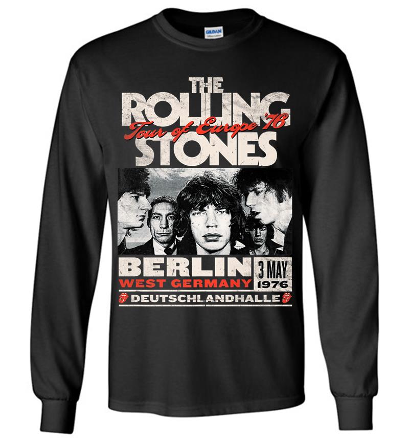  The Rolling Stones Berlin 76 Long Sleeve T-Shirt : Clothing,  Shoes & Jewelry