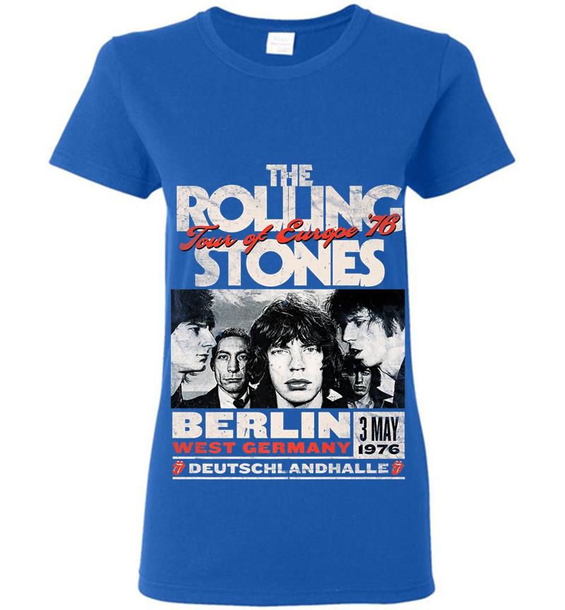 Inktee Store - Herren The Rolling Stones Berlin 76 Womens T-Shirt Image
