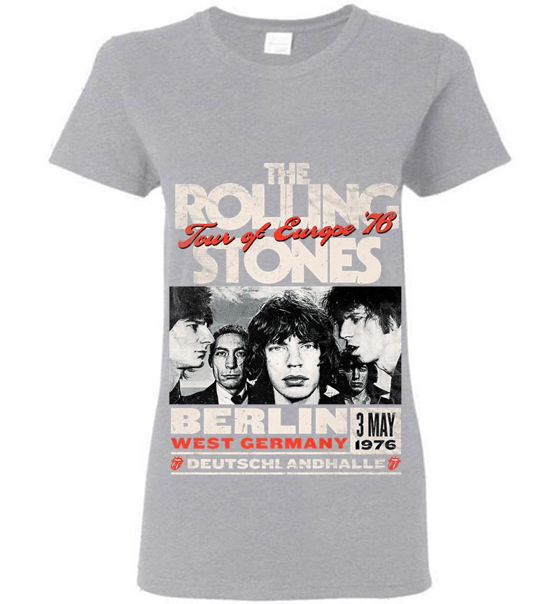 Inktee Store - Herren The Rolling Stones Berlin 76 Womens T-Shirt Image