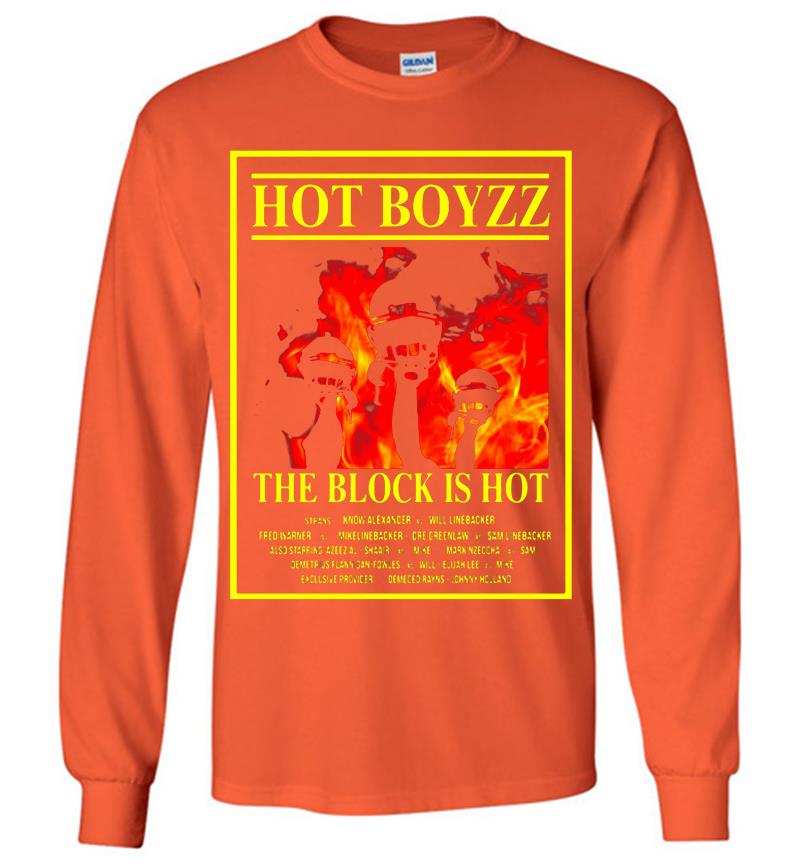 Inktee Store - Hot Boyzz The Block Is Hot San Francisco 49Ers Long Sleeve T-Shirt Image