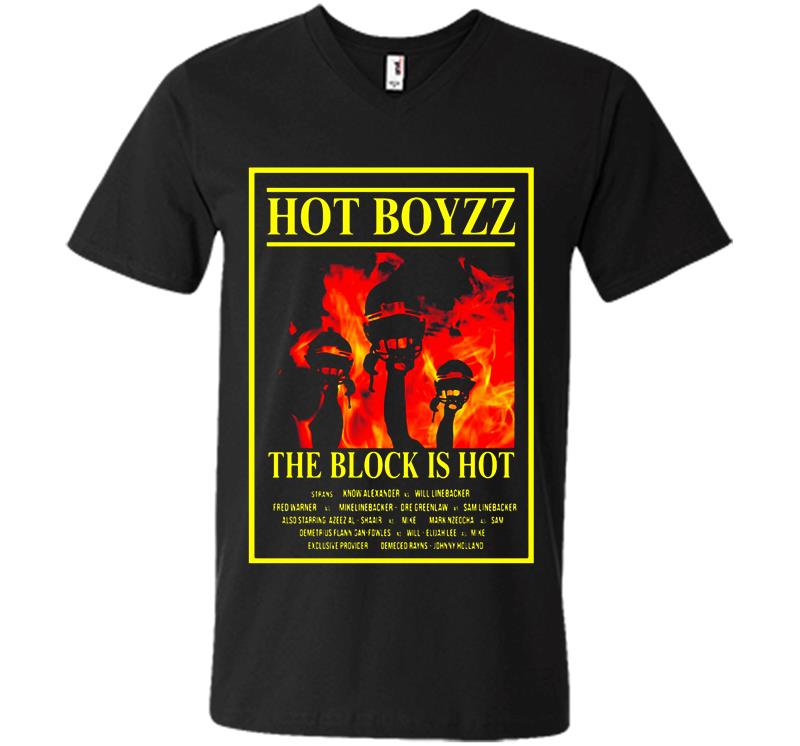Hot Boyzz The Block Is Hot San Francisco 49Ers V-Neck T-Shirt