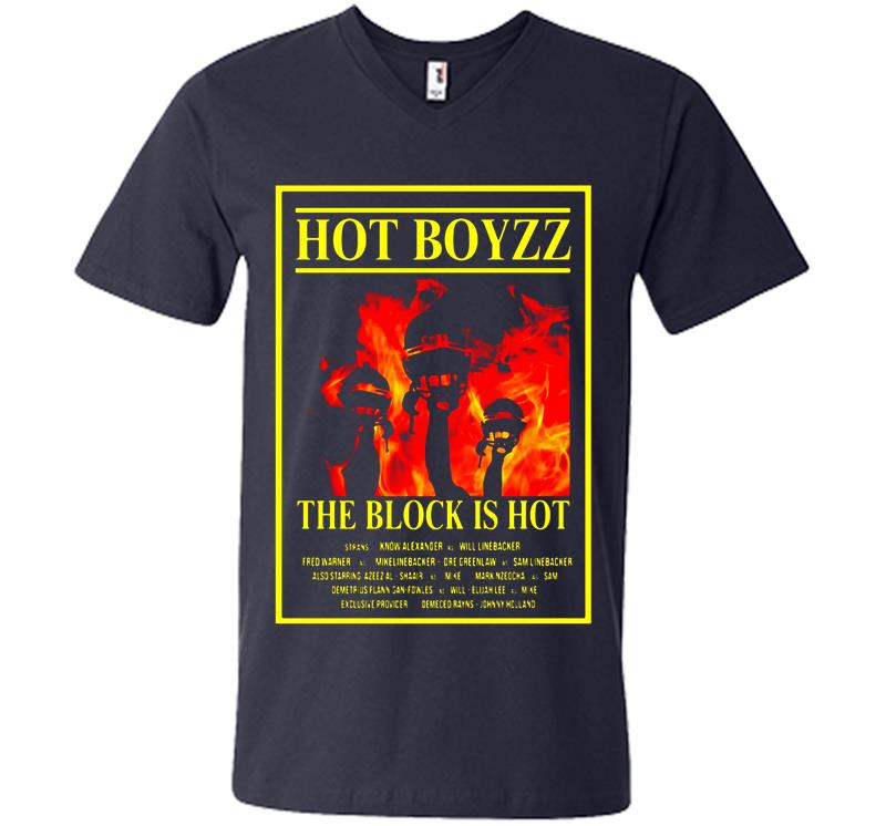 Inktee Store - Hot Boyzz The Block Is Hot San Francisco 49Ers V-Neck T-Shirt Image