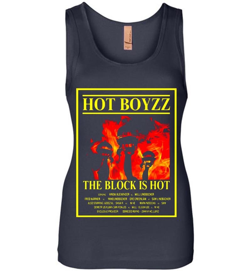 Inktee Store - Hot Boyzz The Block Is Hot San Francisco 49Ers Womens Jersey Tank Top Image