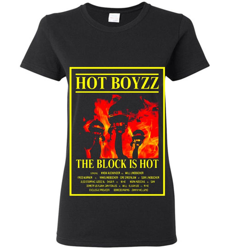 Zazzle Hotboyzz The Block Is Hot 49ers SF Niners Defense T-Shirt, Men's, Size: Adult S, Black