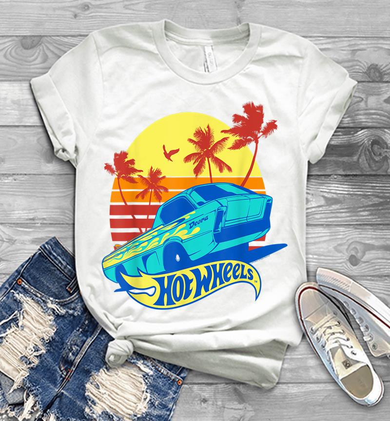 Inktee Store - Hot Wheels Deora Under Palms Mens T-Shirt Image