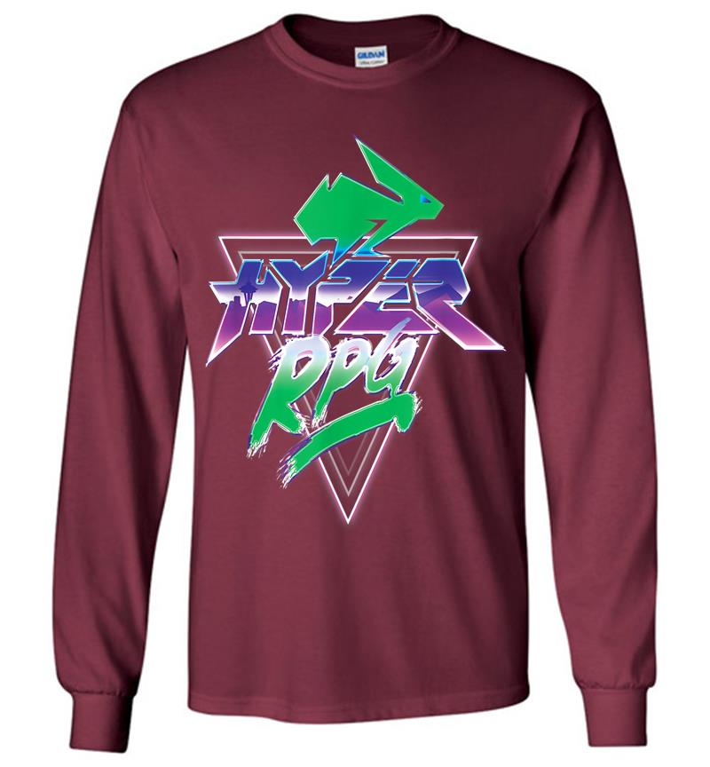 Inktee Store - Hyper Rpg Official Logo Relaxed Long Sleeve T-Shirt Image