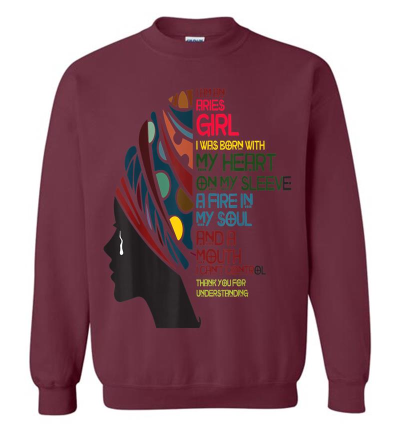 Inktee Store - I Am The Strong African Woman - Black History Month Sweatshirt Image