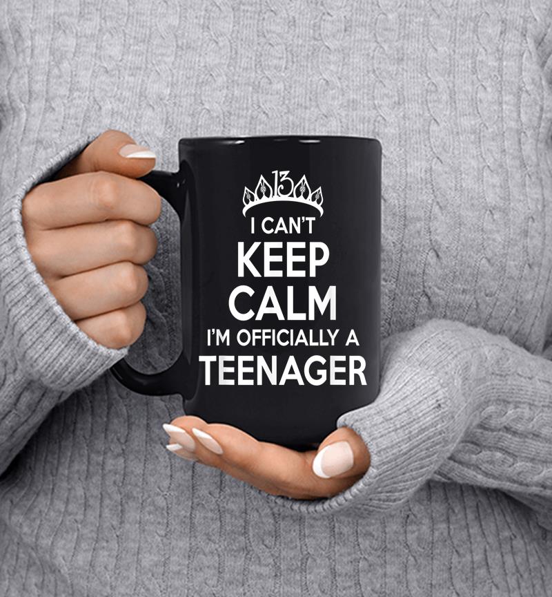 I Can'T Keep Calm I'M An Official Nager 13Th Birthday Mug