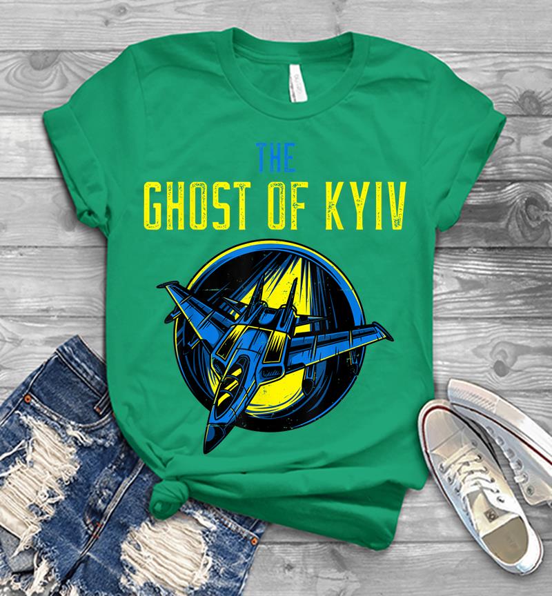 Inktee Store - I Support Ukraine Shirt Pray For Ukraine The Ghost Of Kyiv Men T-Shirt Image