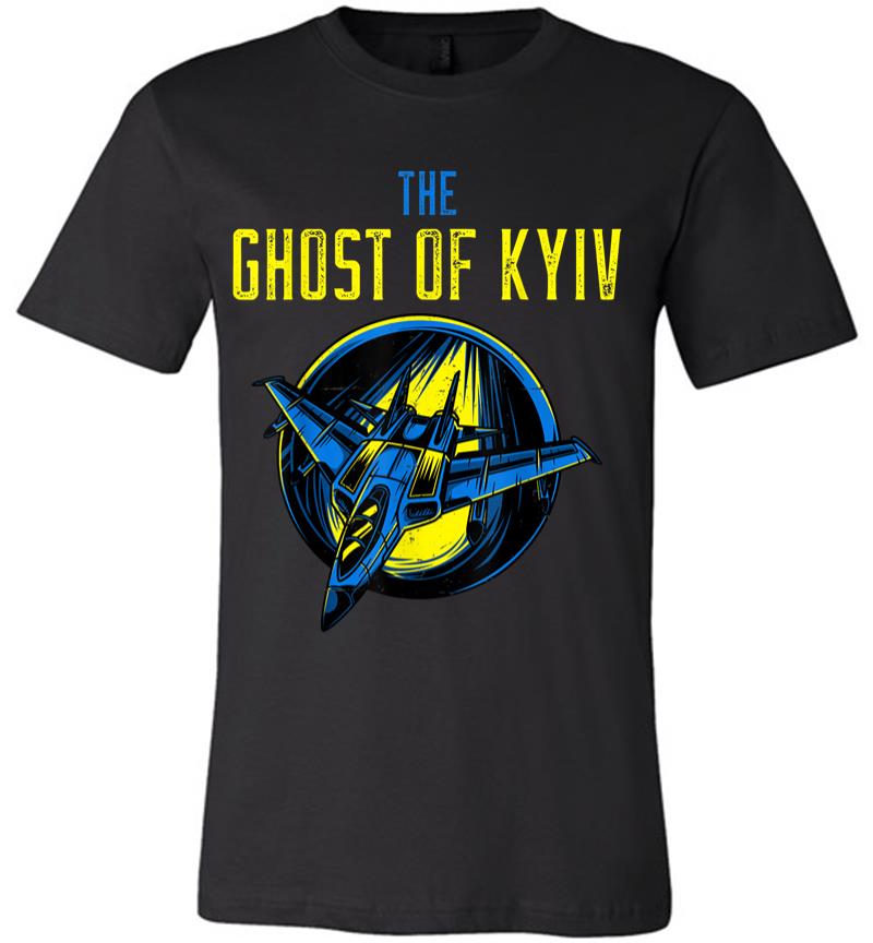 I Support Ukraine Shirt Pray For Ukraine The Ghost Of Kyiv Premium T-Shirt