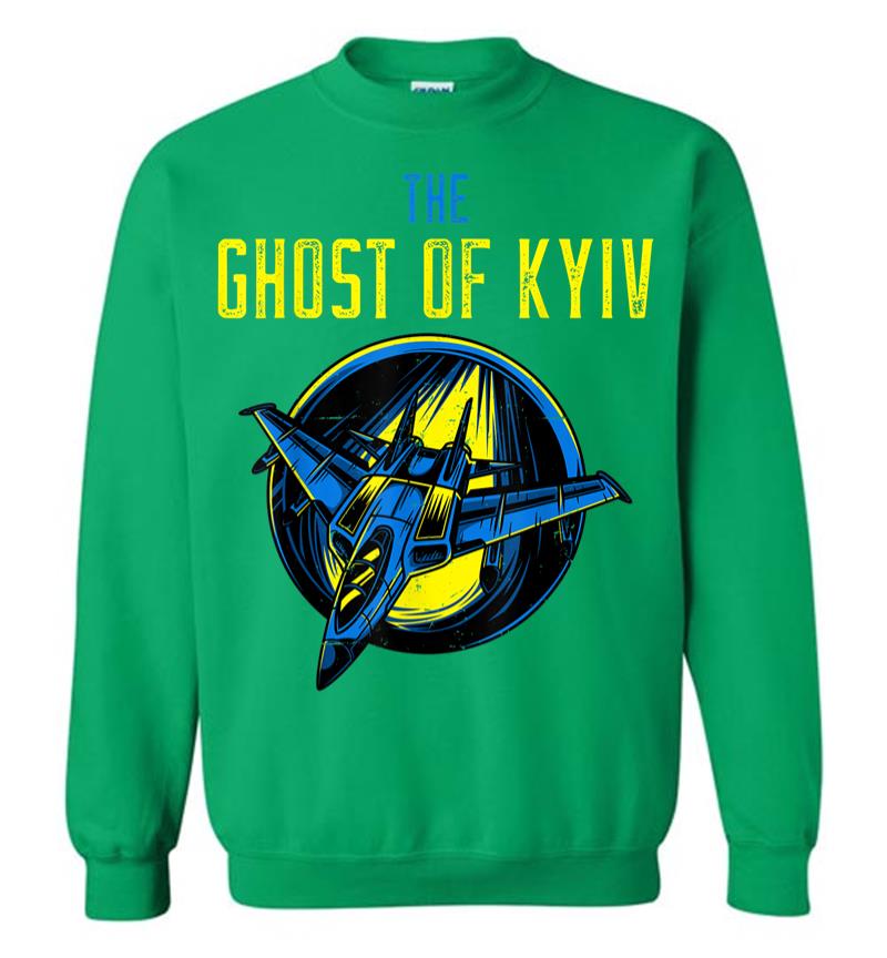 Inktee Store - I Support Ukraine Shirt Pray For Ukraine The Ghost Of Kyiv Sweatshirt Image