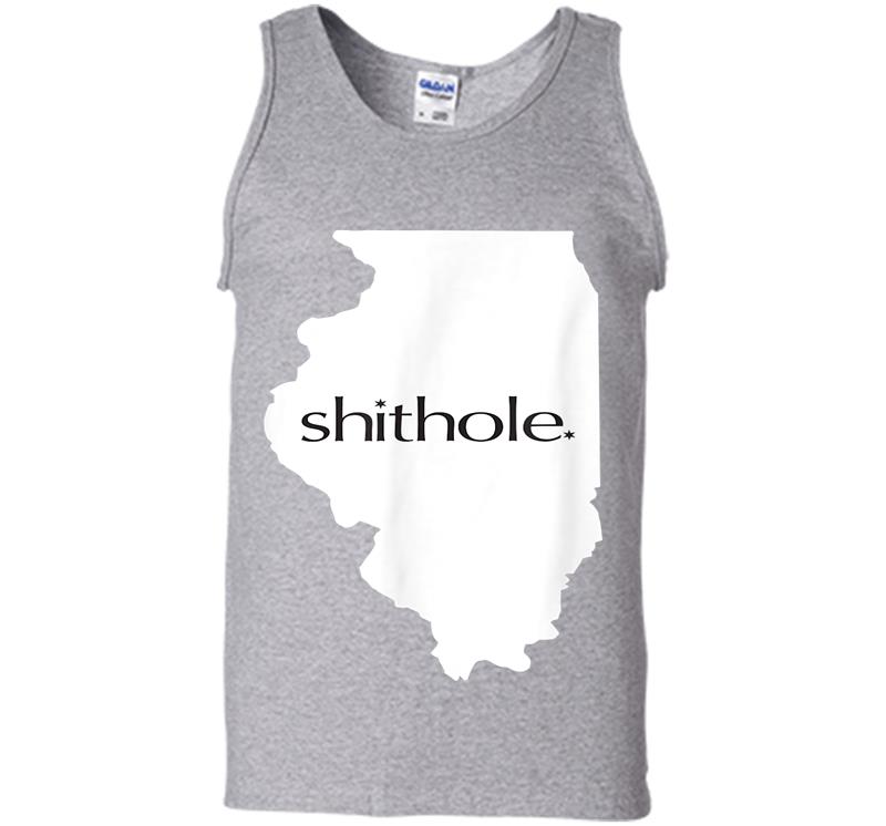 Inktee Store - Illinois Shithole - Official Shithole Gear Standard Mens Tank Top Image