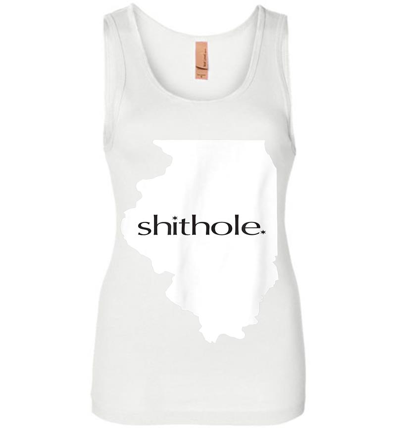 Inktee Store - Illinois Shithole - Official Shithole Gear Standard Womens Jersey Tank Top Image