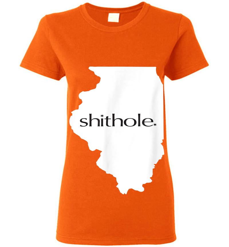 Inktee Store - Illinois Shithole - Official Shithole Gear Standard Womens T-Shirt Image