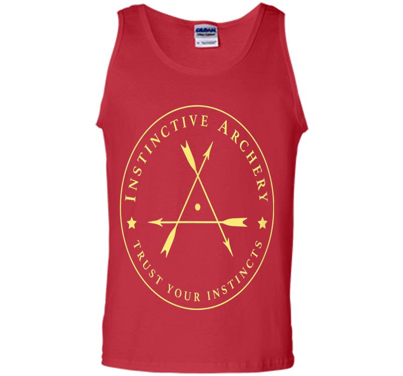 Inktee Store - Instinctive Archery - Official Gold Patch 2017 Mens Tank Top Image